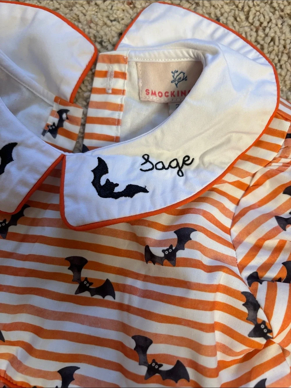 Smockingbird adorable orange